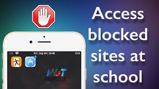 How to access BLOCKED Websites on School Wi-Fi iPhone, iPad iOS 8.3/8.4