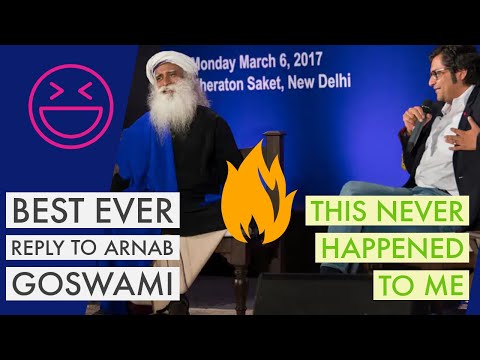 Impressive conversation Between Sadhguru & Arnab Goswami | One of The Best
