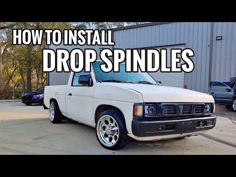 How to Install Belltech Drop Spindles Nissan Hardbody D21 | 440SP Kit Suspension Part 2