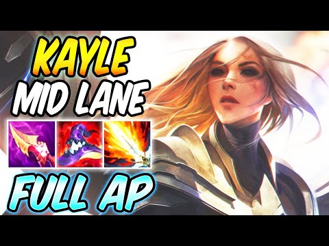 KAYLE MID FULL AP BURST GAMEPLAY - League of Legends