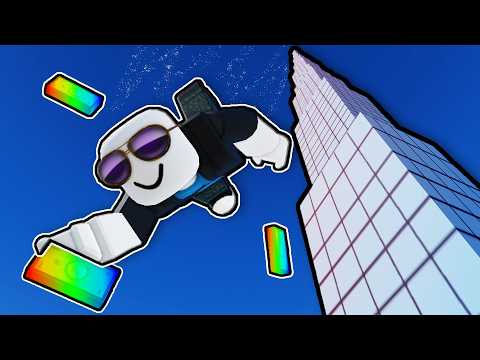 becoming a TRILLIONAIRE in Roblox climb and jump tower...