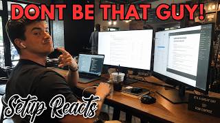 Is Using a Portable Monitor in a Coffee Shop Rude?