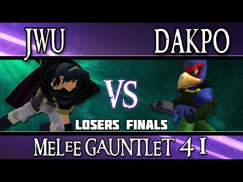 Melee Gauntlet 41 - Jwu (Marth) vs FX_DFW Dakpo (Falco) - LOSERS FINALS