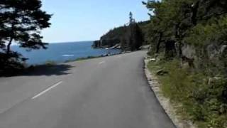 preview picture of video 'Acadia - Biking on the Park Loop Road'