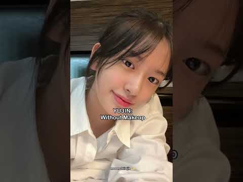 IVE with vs without makeup