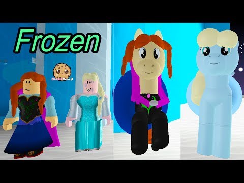 Frozen Castle With Elsa Olaf Let S Play Roblox Cookie Swirl C