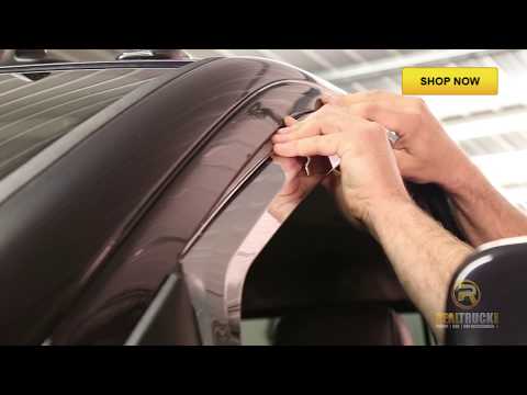 How to Install Putco Chrome Window Visors