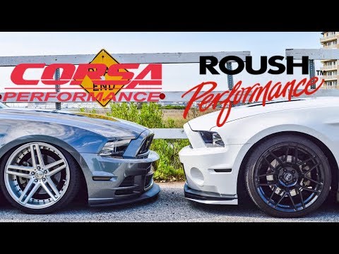 Roush Axle back vs Corsa Sport Axle back | Mustang GT EXHAUST Comparison [2014 S197]