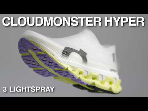 On LightSpray Cloudmonster 3 Hyper