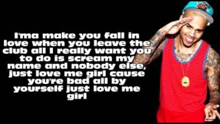 Chris Brown ft. Joelle James - Leave The Club W/Lyrics