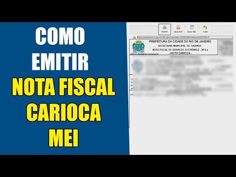 Emitir Nota Fiscal Carioca de Serviço MEI | Passo a Passo!