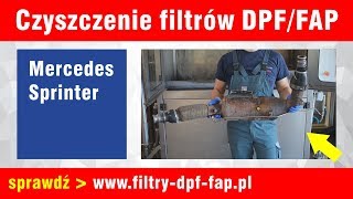 Czyszczenie filtra DPF Mercedes Sprinter
