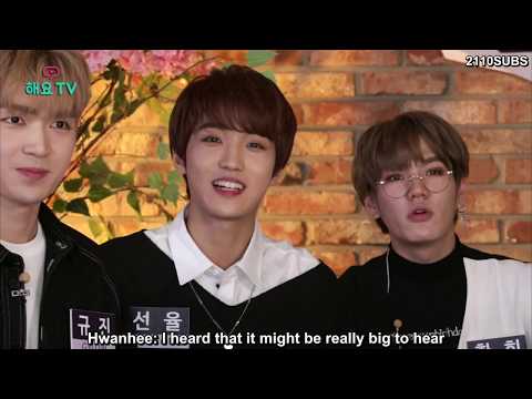 [ENG SUB] 180308 HeyoTV UP10TION ep1 - First full album's concept and which member suits it best