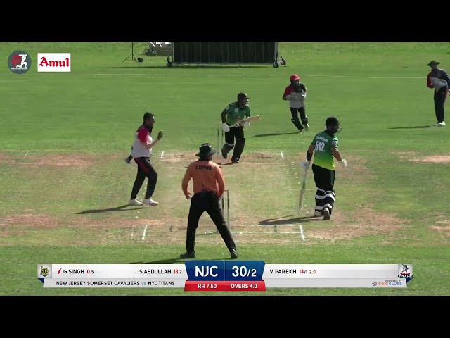 MiLC T20 Highlights: New Jersey Somerset Cavaliers vs NYC Titans