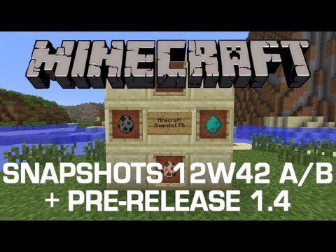 Wolphegon - Minecraft Snapshot [FR] - 12w42a/b + Pre-release 1.4 (19/10/2012)