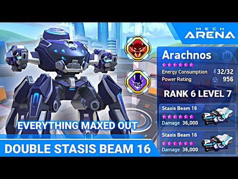 Arachnos & Stasis Beam Second Copy - Maxed Out Upgrade - Godlike - Mech Arena