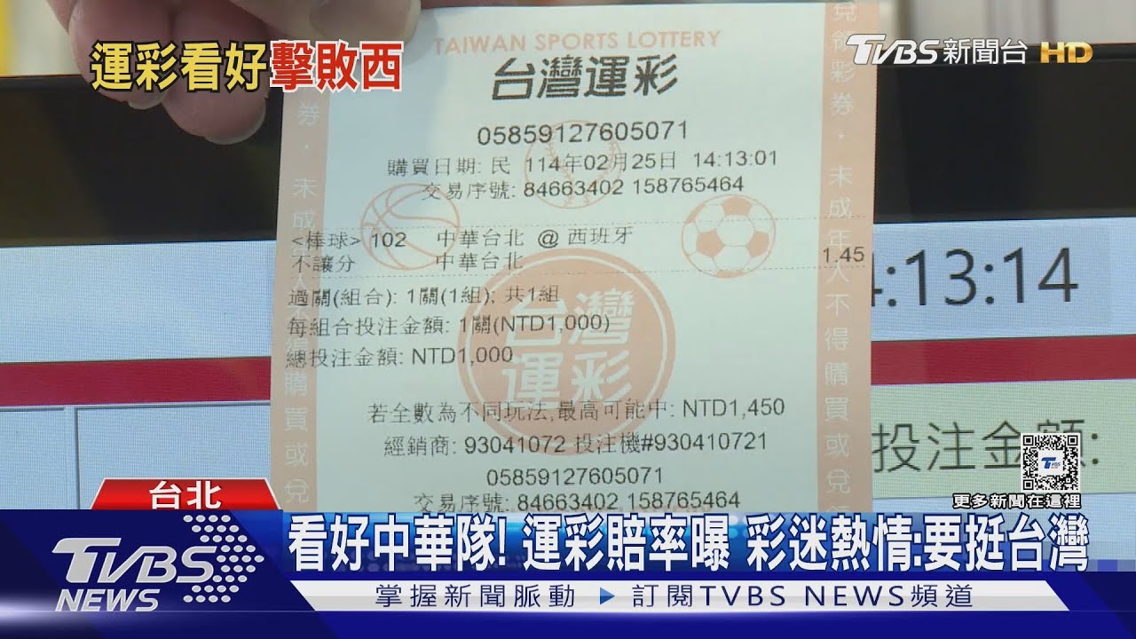 WBC資格賽/看好中華隊!運彩賠率曝 彩迷熱情:要挺台灣