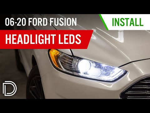 How to Install 2006-2020 Ford Fusion Headlight LEDs | Diode Dynamics