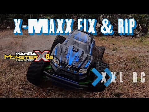 Mamba Monster X 8s Traxxas X-MAXX First Bash | XXL RC