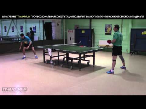 Техника топспина справа: Писарь - Калачевский / Pisar - Kalachevskyi, мастер-класс 12.02.16