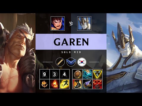 Garen Mid vs Galio: Rampage - KR Diamond Patch 25.S1.1