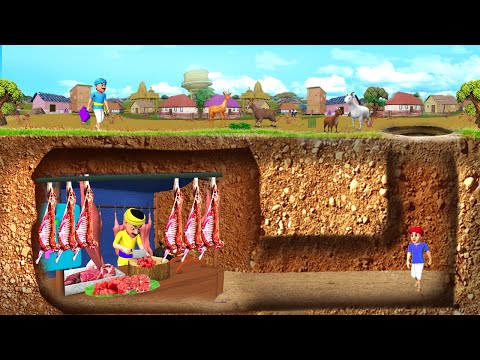 நிலத்தடி பேராசை மட்டன் வர்த்தகர் - Underground Mutton Seller Tamil Story | Tamil Fairy Tales Videos