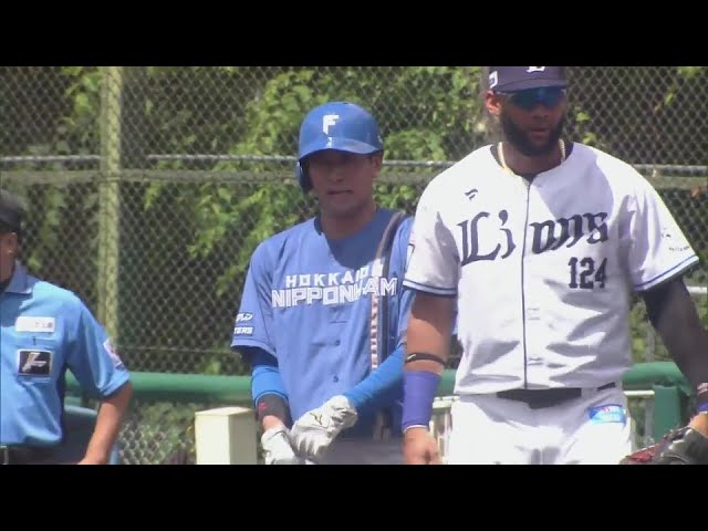 【ファーム】3連打!! ファイターズ・古川裕大 ライト前へ同点のタイムリーヒットを放つ!!  2024年5月29日 埼玉西武ライオンズ 対 北海道日本ハムファイターズ