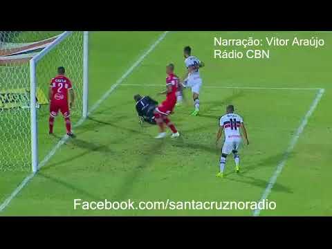 Copa NE 2018 - Santa Cruz 2x1 CRB - Nar. Vitor Araújo, Rádio CBN Recife