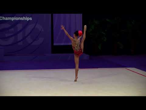 GAZIEVA Arina (KGZ) - 2023 Rhythmic Junior Worlds Qualifications BA Individual