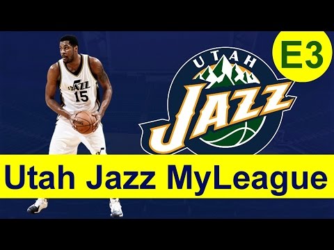 NBA 2K16 Utah Jazz MyLeague Episode 3 - Opening Night in the Palace!