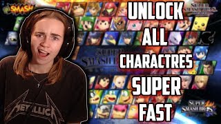 How to Unlock EVERY Character SUPER FAST  -  Super Smash Bros Ultimate