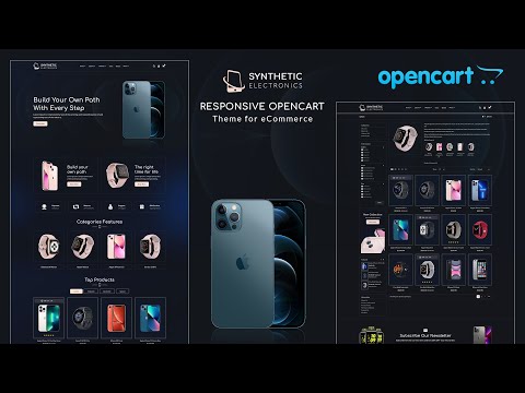 Synthetic Electronics - Responsive OpenCart Theme for eCommerce - installation
