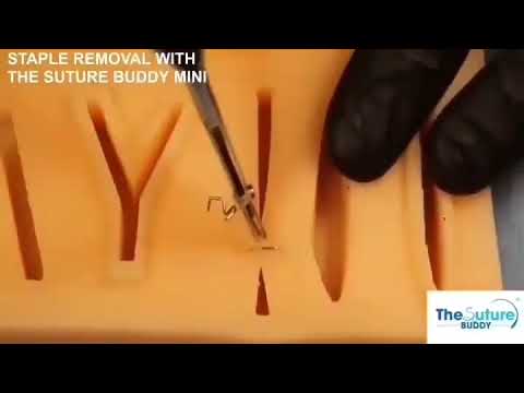 Practice your skin stapling and removal technique on your Suture Buddy #practice#doctors #medicine