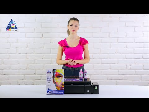 Принтер Epson L805 черный - Видео