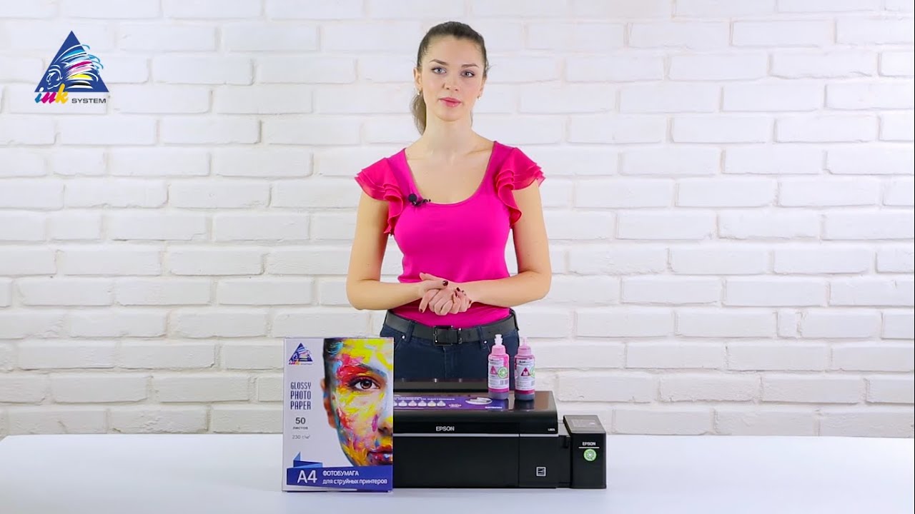 Принтер струйный Epson L805 (C11CE86403) A4 WiFi USB черный