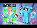 OMZ Kidnapped by a CRAZY FAN GIRL in Minecraft! - Parody Story(Roxy and Lily)