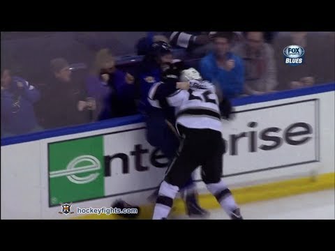 Trevor Lewis vs Vladimir Sobotka Feb 11, 2013