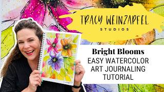 Loose Watercolor Flowers Tutorial for Beginners (Easy Floral Painting)