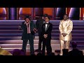 SILK SONIC Wins Record Of The Year For LEAVE THE DOOR OPEN 2022 GRAMMYs Acceptance Speech