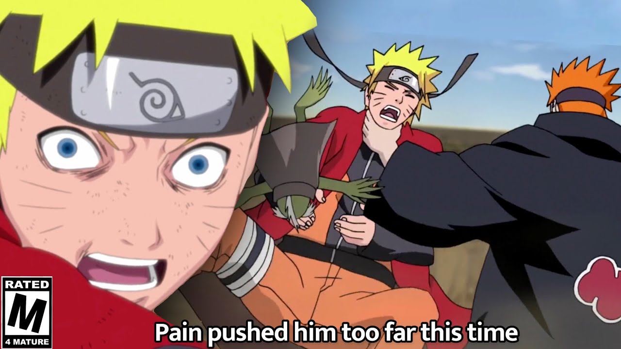 When Naruto BEAT THE BRAKES off of PAIN to save The Hidden Leaf