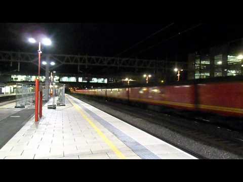 Royal Mail 325's pass through Stafford on the 1A97﻿ Warrington RMT-Willesden RMT 12/10/12