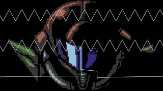 Super #Metroid - #Brinstar Red Soil Area C64 SID 8-bit Cover (3 Voices) / Oscilloscope View