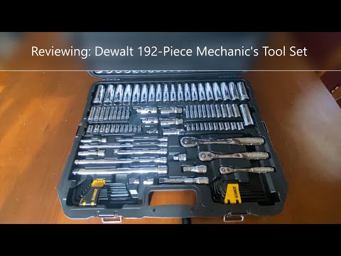 DeWalt 192-Piece Mechanic's Tool Set Review (DWMT75049)