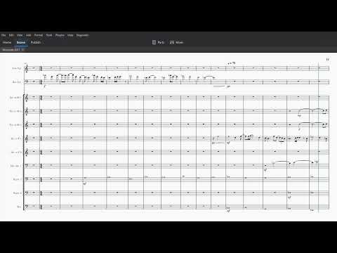 Bluecoats 2017 "Jagged Line" Brass Transcription