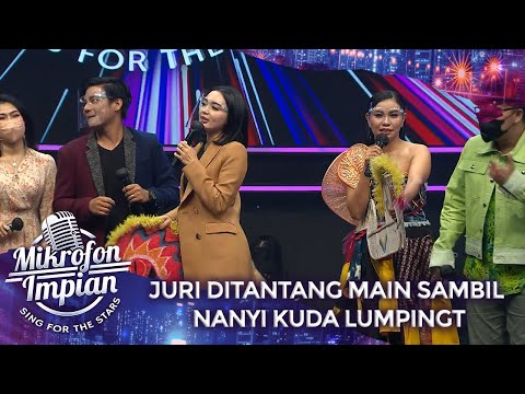 Para Juri ditantang main sambil nyanyi [KUDA LUMPING] | Mikrofon Impian GTV