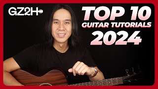 🎸 Top 10 Guitar Tutorials of 2024 - GuitarZero2Hero Countdown