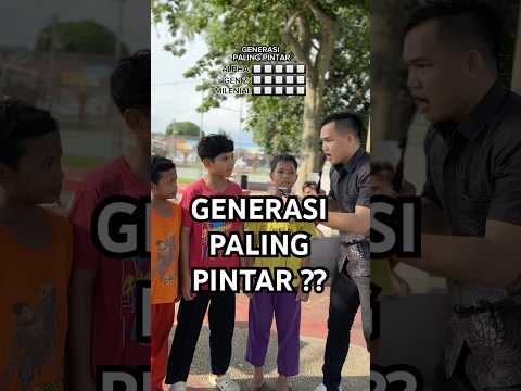 Generasi EmBeGe vs Generasi RPAL/RPUL #quiz #pengetahuan #games #trend #interview #komedi #genz