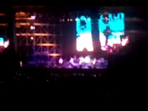 L'ambiance hier soir au concert des eagles