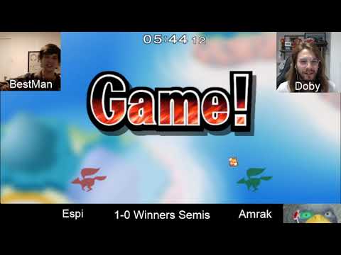 Espi (Red Fox) Vs. Amrak (Neutral Fox) - Winners Semis - Brewhall Brawl #2 (Vancouver Local)