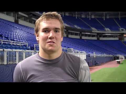 Post-Game Interview w/SJU Freshman Quarterback John Ries - 2009 Augsburg